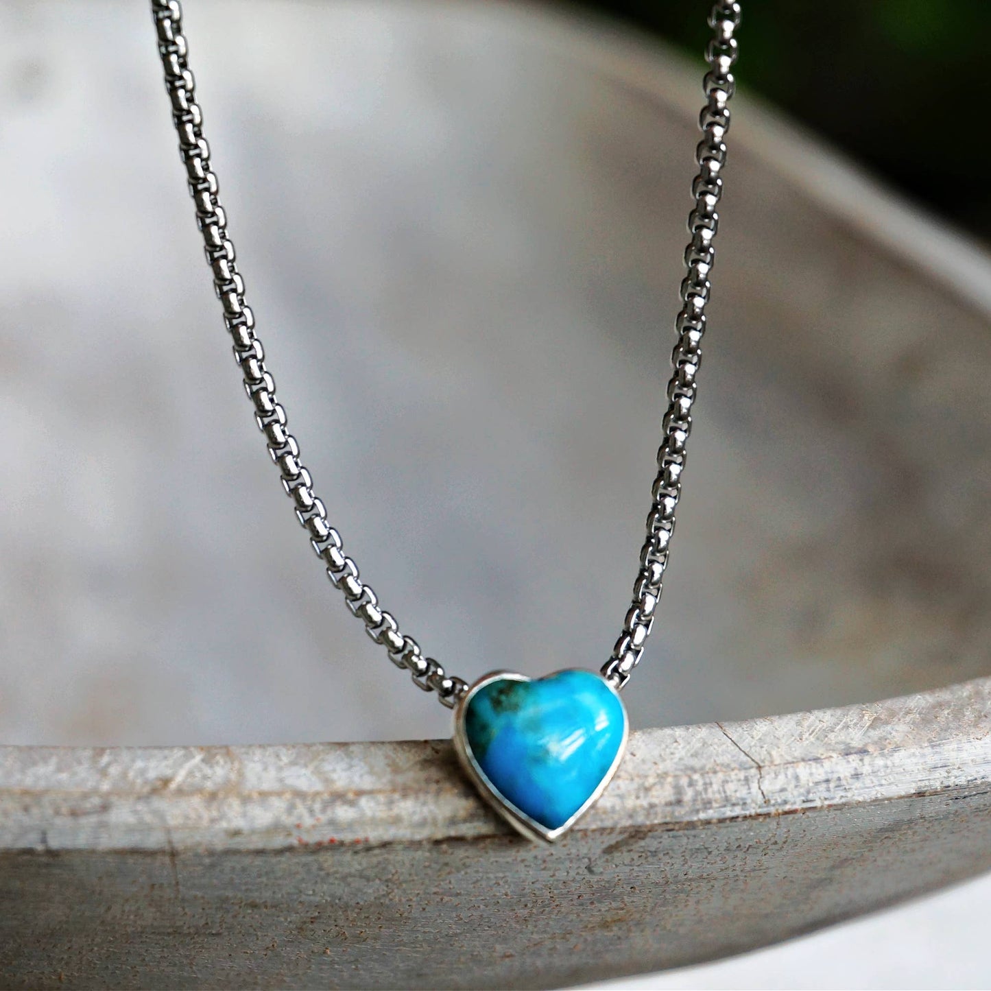 Turquoise Heart Necklace