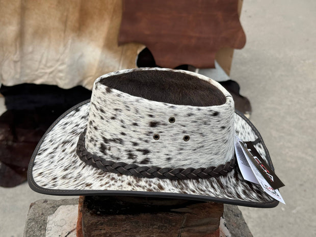 Cabello  Leather outback  Western Hat  Genuine Cow hair hat