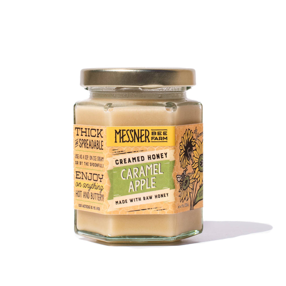 Caramel Apple Creamed Honey, 9oz