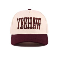 Yeehaw Two-tone Canvas Cotton Cap