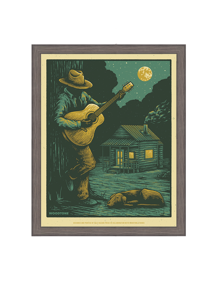 Back Porch Pickin' Silkscreen Print