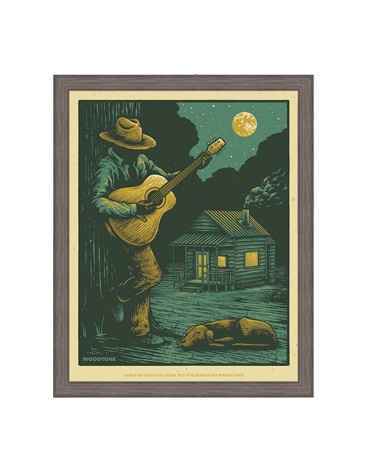 Back Porch Pickin' Silkscreen Print