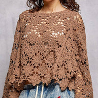 Crochet Chenile Sweater