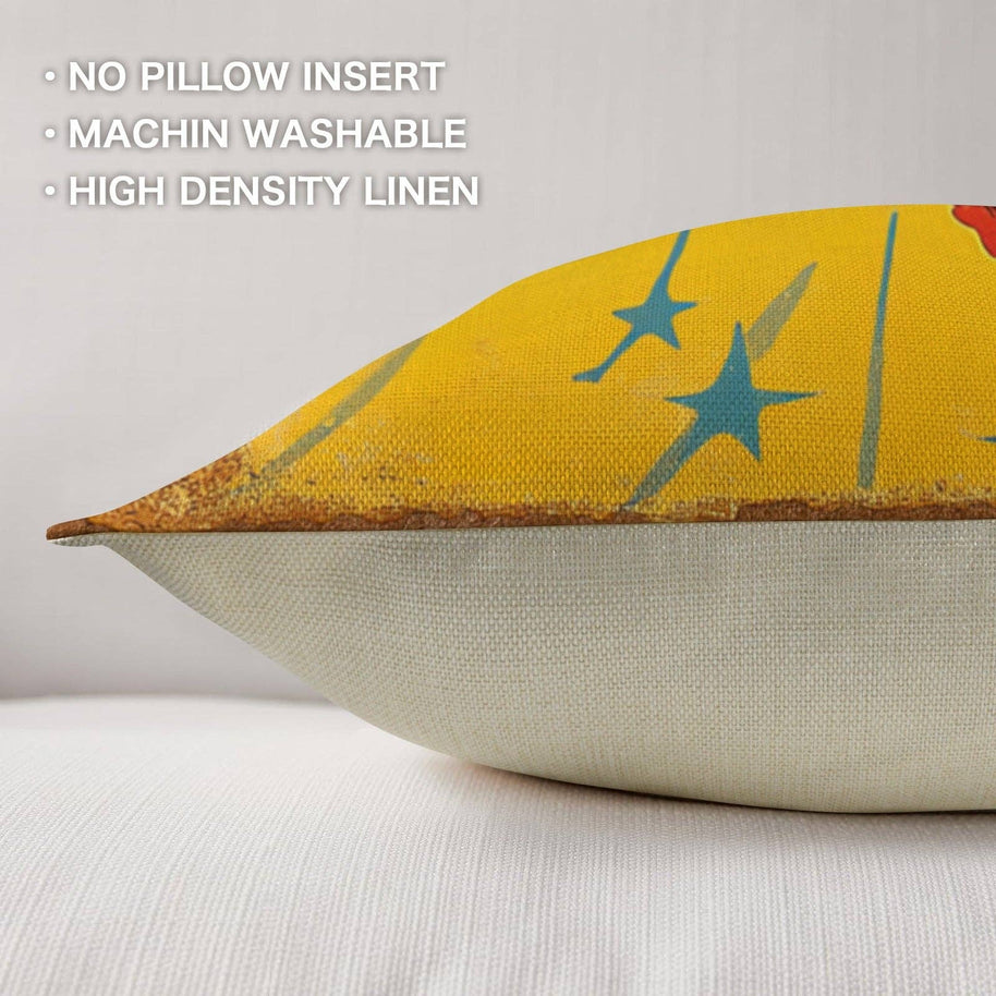 Vintage Cowgirl Up Pillow