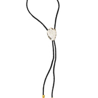 Gemstone Bolo Tie - Howlite