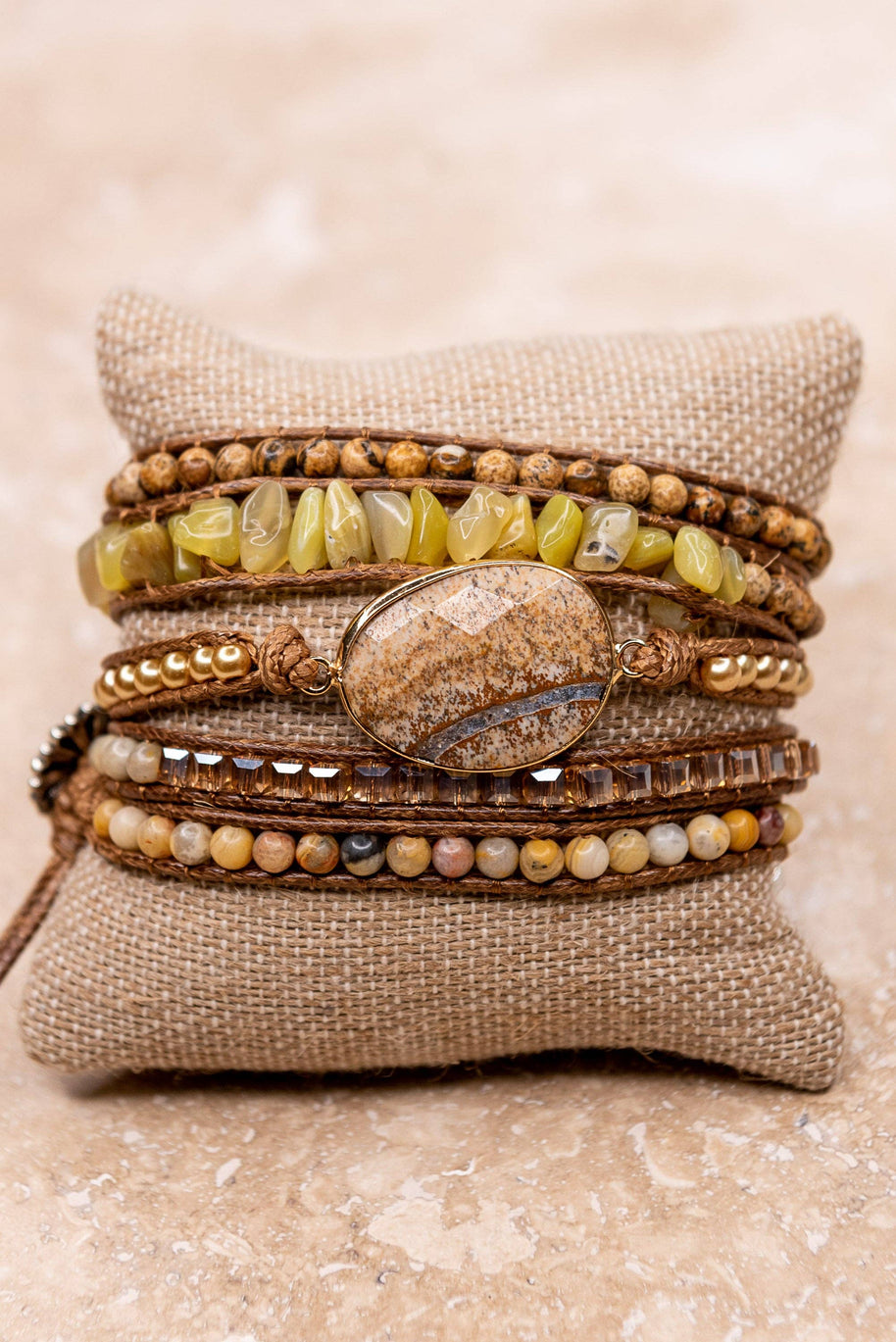 Kelly Wrap Bracelet: Pink