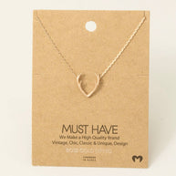Antler Pendant Necklace