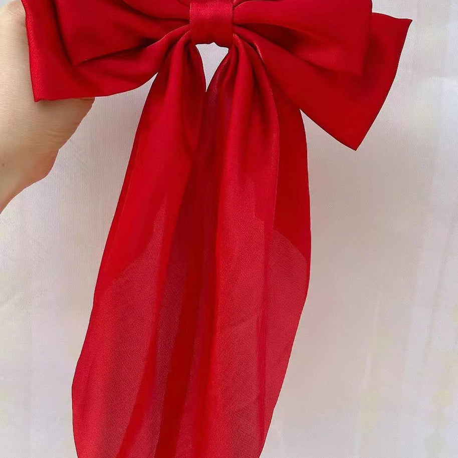Big Bow Hair Clip: Several Colors