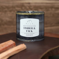 Rustic Barn Metal Candle - 10 oz: Santal & Rosewood
