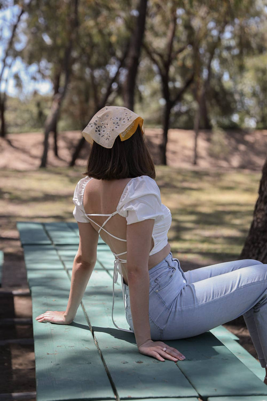Vintage Two-Tone Bandana