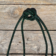 Emerald Rhinestone Bolo, Western Slide