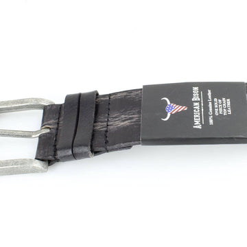 Double Loop Western Belt, Antique Buckle