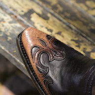 Corral Honey Feather Snip Toe Boot