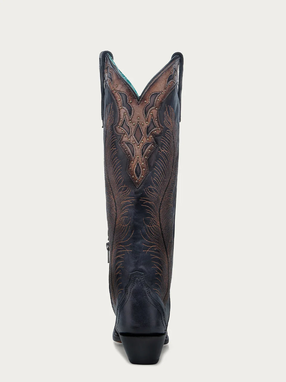 Corral Honey Feather Snip Toe Boot