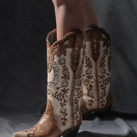 Corral Honey Embroidered Horseshoe Boots