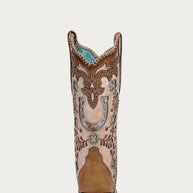 Corral Honey Embroidered Horseshoe Boots