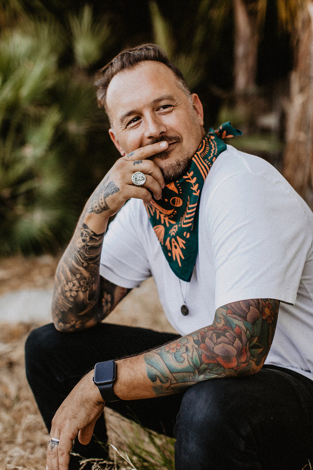 "Stay Steady" Organic Bandana