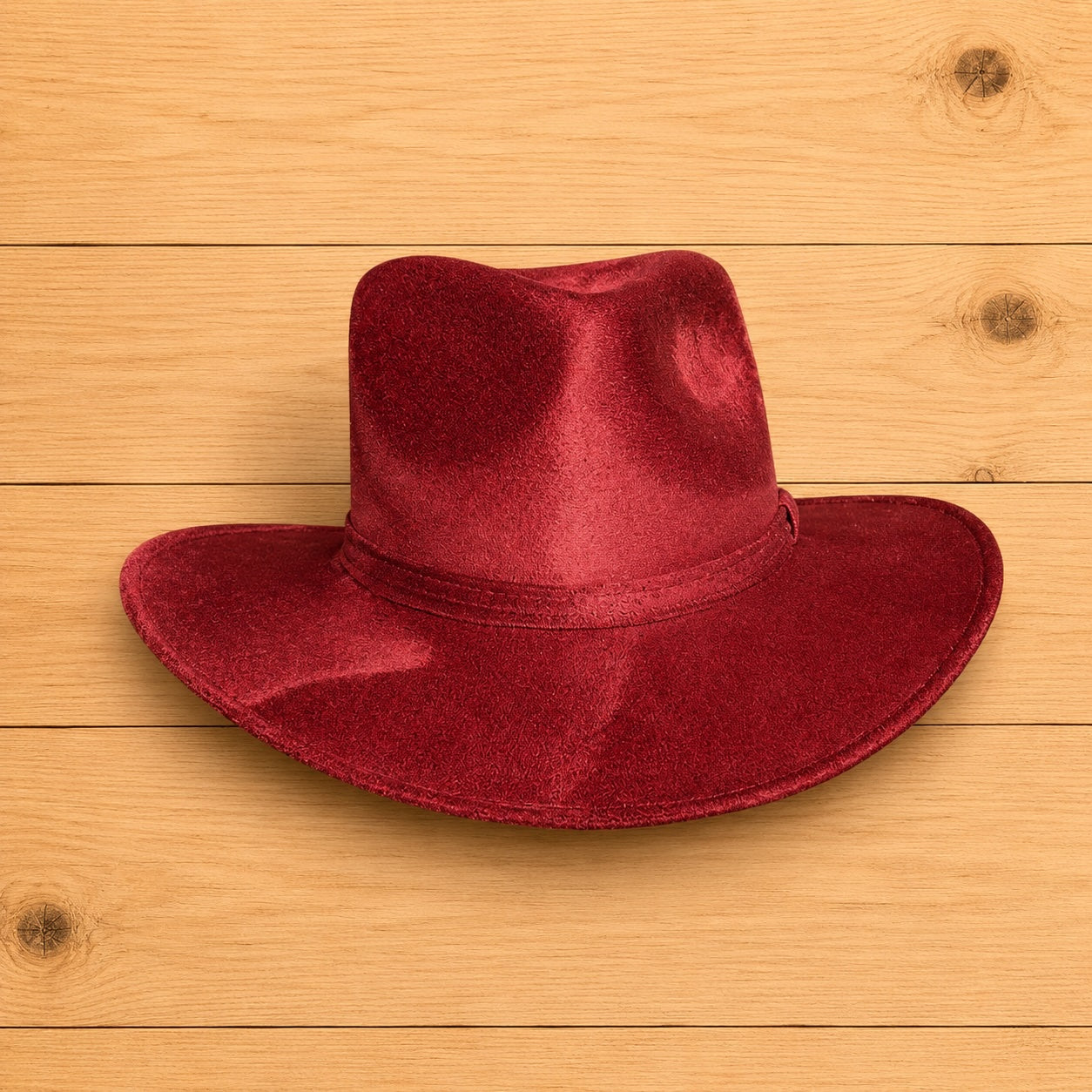 Faux Suede Billy Hat 