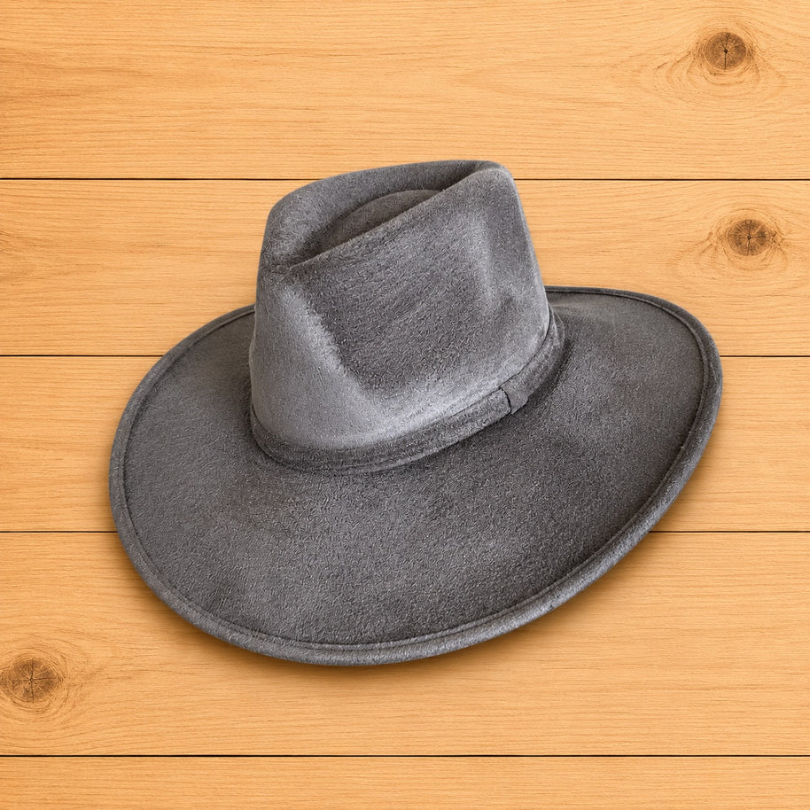 Faux Suede Billy Hat 