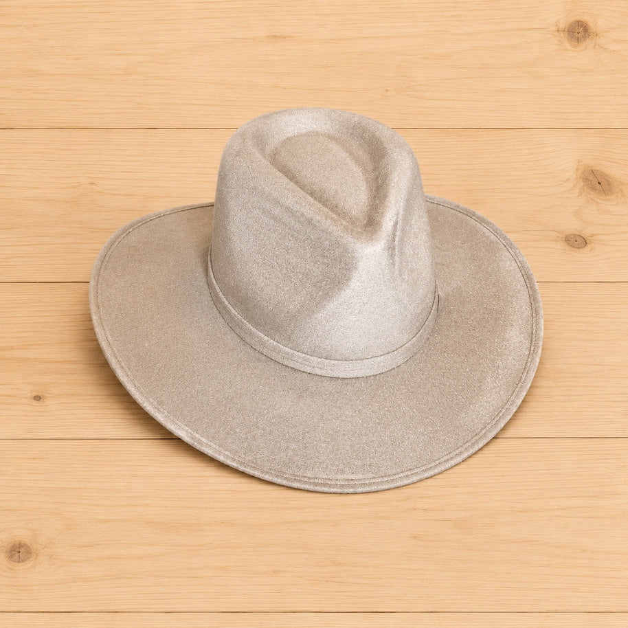 Faux Suede Billy Hat 