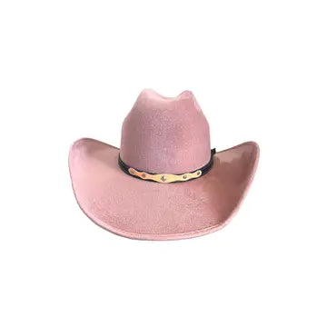 Unisex Vegan Suede Western Cowboy Hats