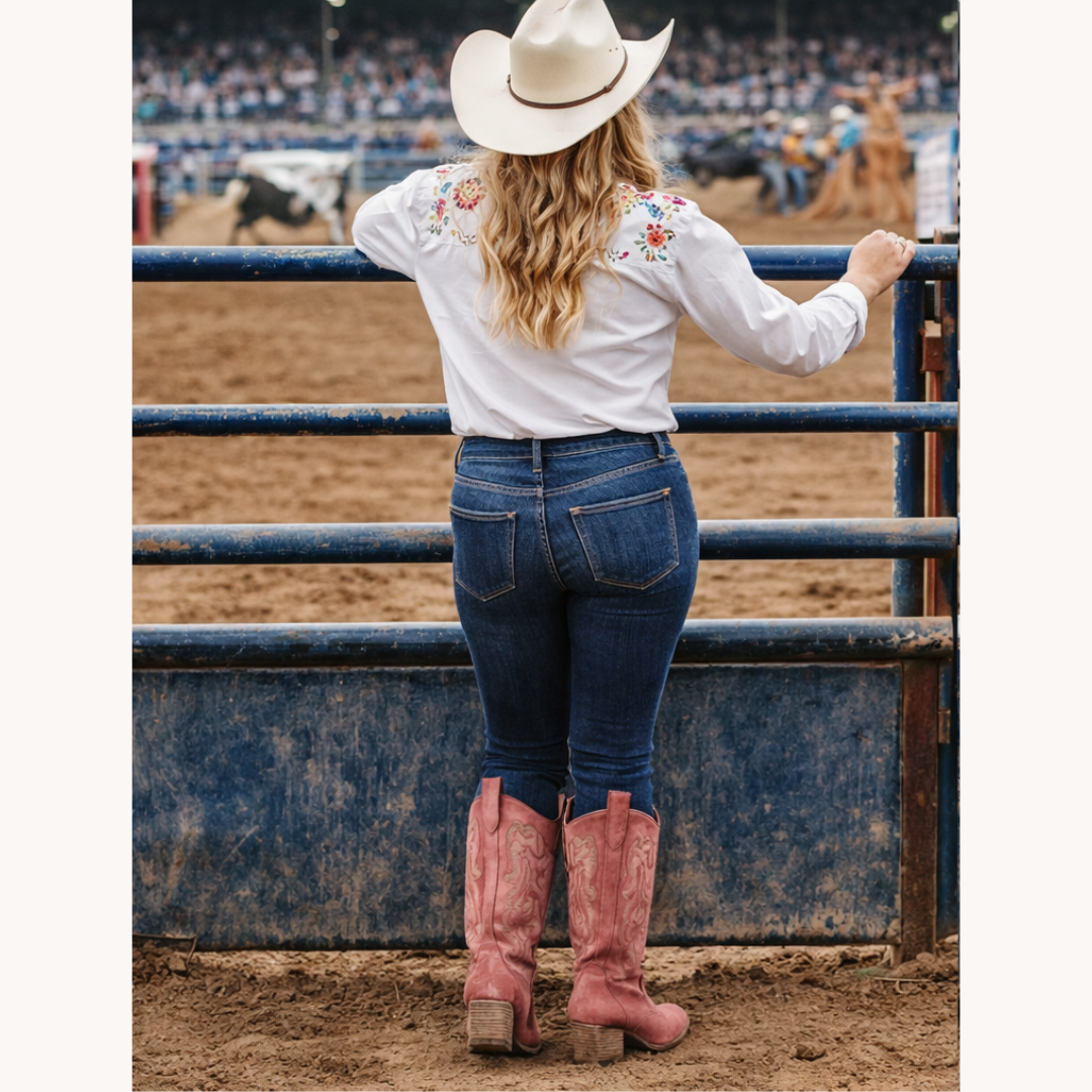 Orren Raspberry Cowgirl Boot