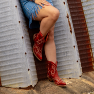 Regina Red Bootie, Buck & Brana