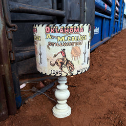 Oklahoma A&M Lampshade 1890 Oklahoma State