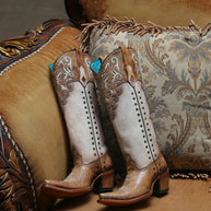 Corral Honey Studded Snip Toe Boots