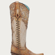 Corral Honey Studded Snip Toe Boots