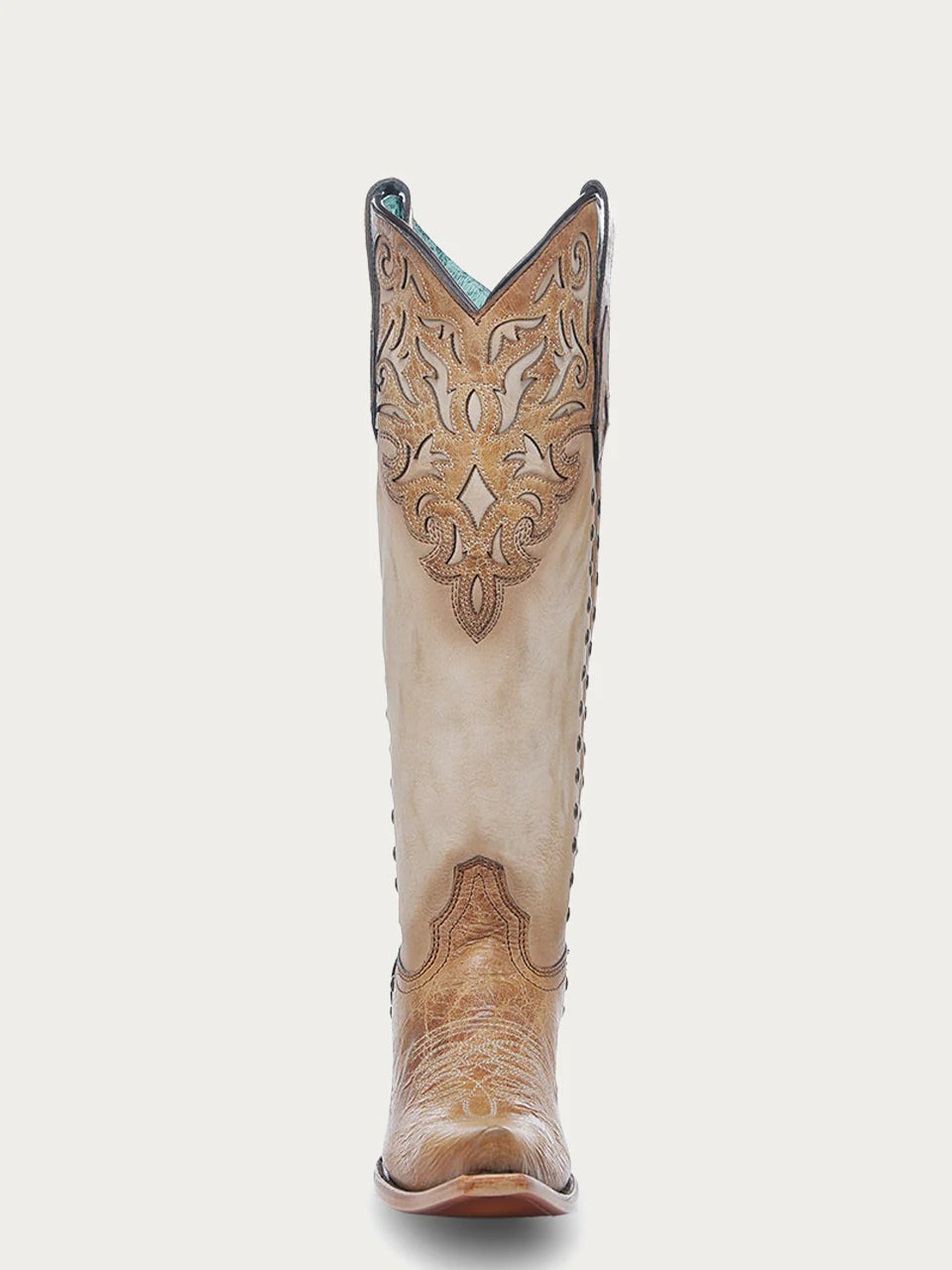 Corral Honey Studded Snip Toe Boots