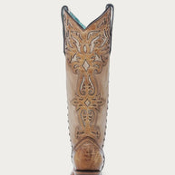 Corral Honey Studded Snip Toe Boots