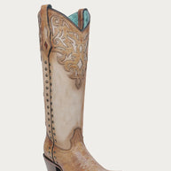 Corral Honey Studded Snip Toe Boots