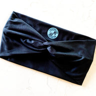 Solid Black Headband