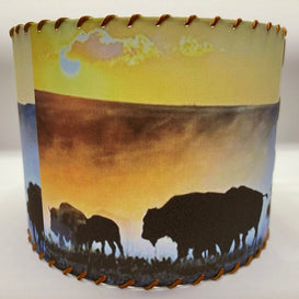 Buffalo Sunrise Lampshade