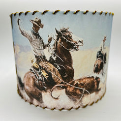 RDR Pasture Roping Lampshade Large 14-inch