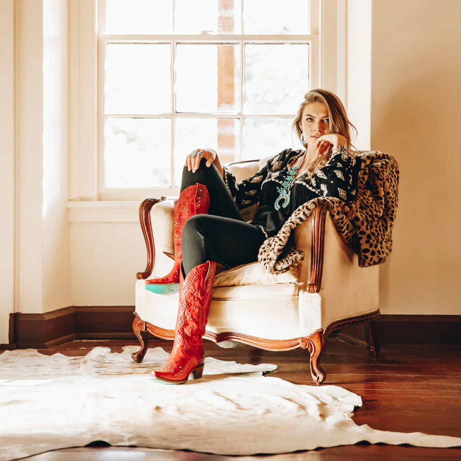 Lane Boots, Cossette, Smoldering Ruby