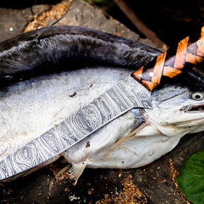 Custom Handmade Damascus Steel Fillet Knife for Sale | 13