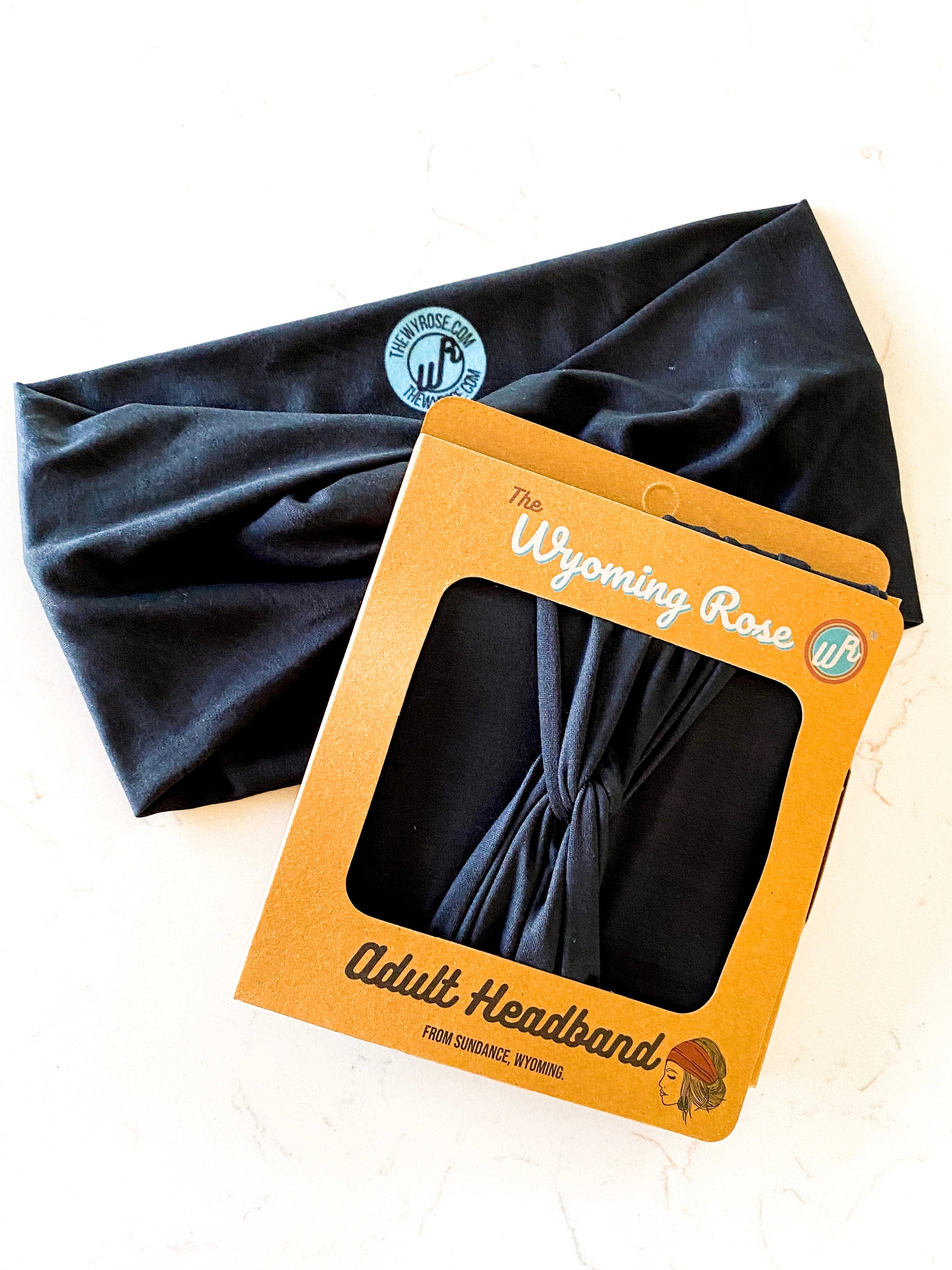 Solid Black Headband