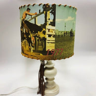 Vintage Bull Rider Lampshade