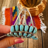 Handcrafted Turquoise & Sterling Silver Cuff Bracelet