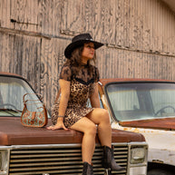 Leopard Fitted Mini Dress