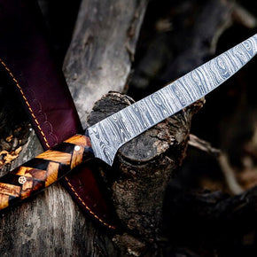 Custom Handmade Damascus Steel Fillet Knife for Sale | 13