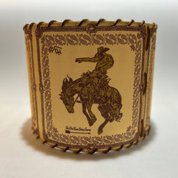 Bandana Bronc Gold and Army Lampshade