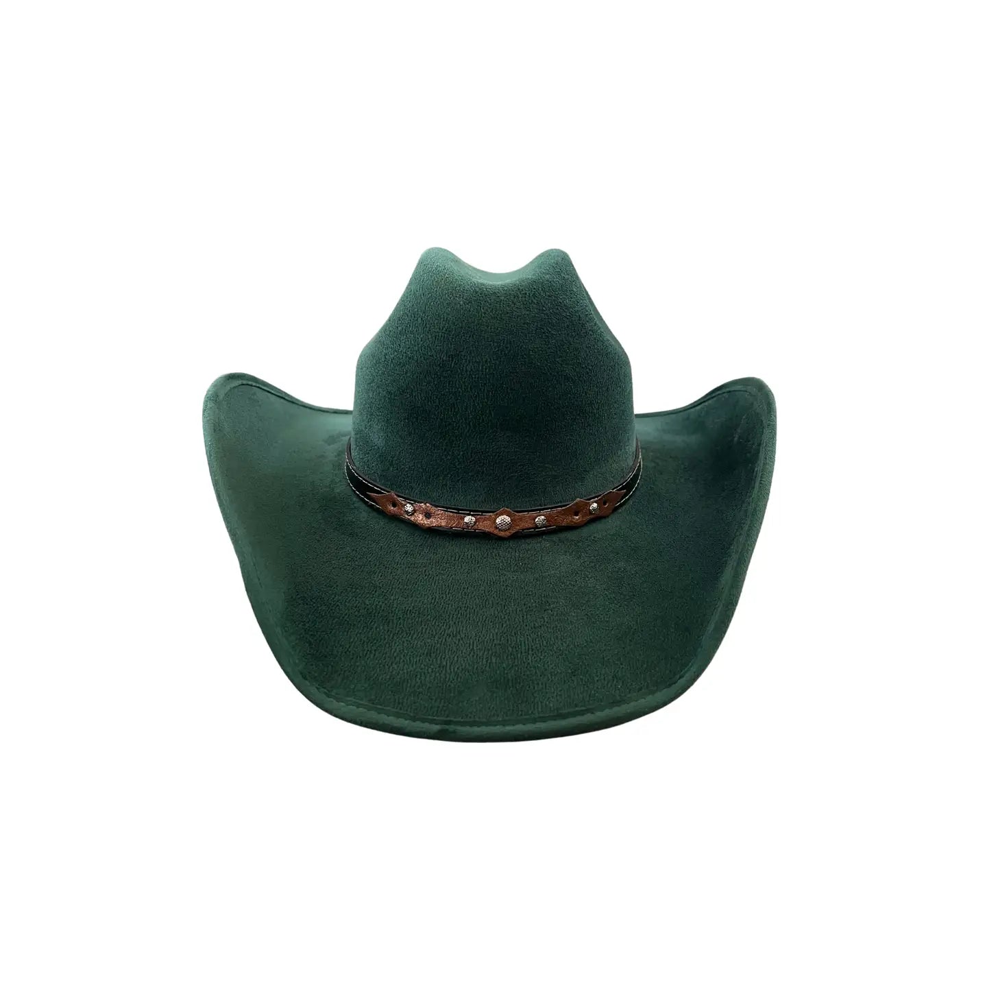 Unisex Vegan Suede Western Cowboy Hats