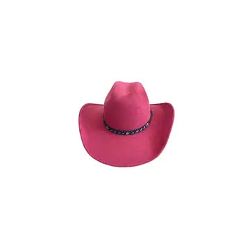 Unisex Vegan Suede Western Cowboy Hats