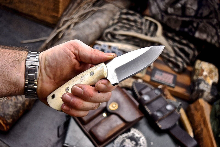 Custom Handmade J2 Steel Skinning Knife – 4.5