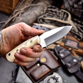 Custom Handmade J2 Steel Skinning Knife – 4.5