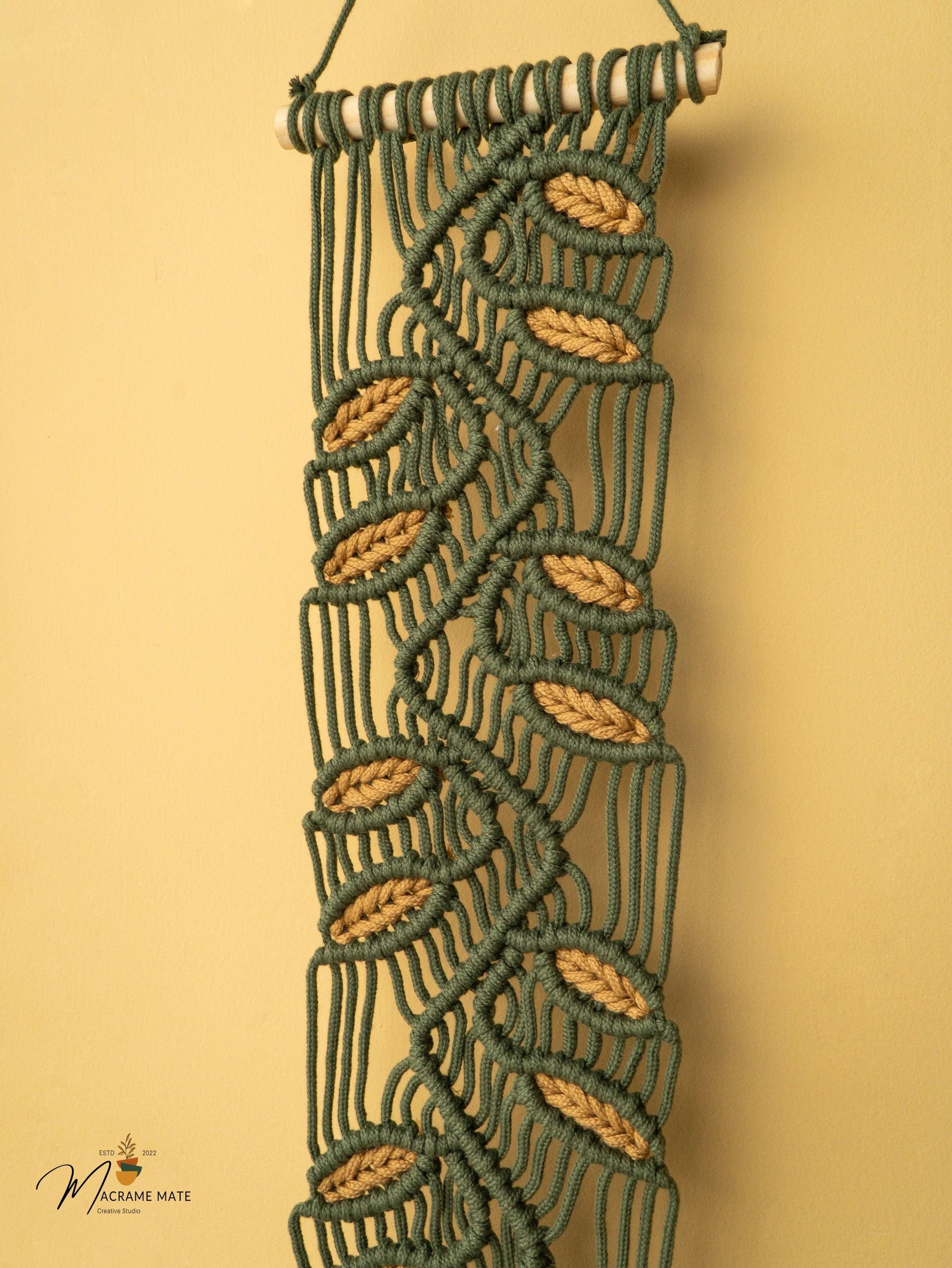Vesta Green Macrame Wall Hangings