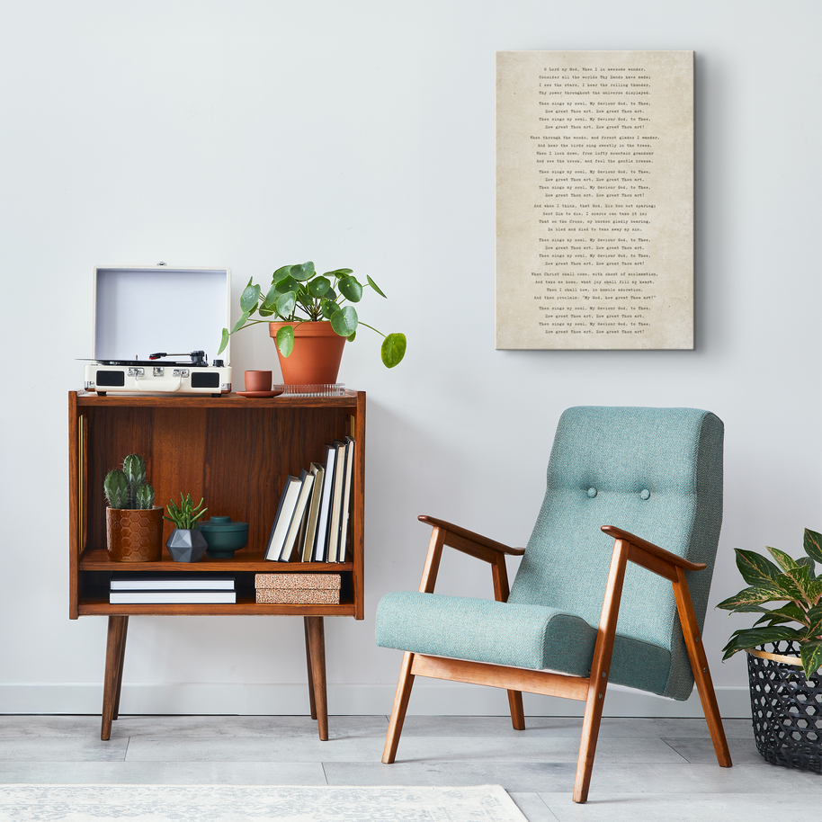 How Great Thou Art Canvas Wall Art – 24